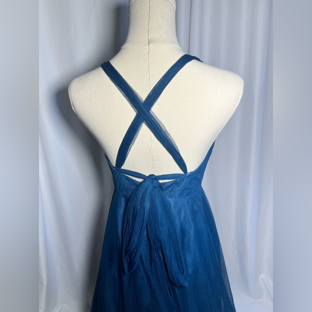 Anthropologie Hitherto Zaria Saphire Dress | 6 - Picture 12 of 16